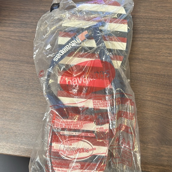 Havaianas Women's Top USA Stripe Navy Blue Flip Flop - Picture 2 of 3